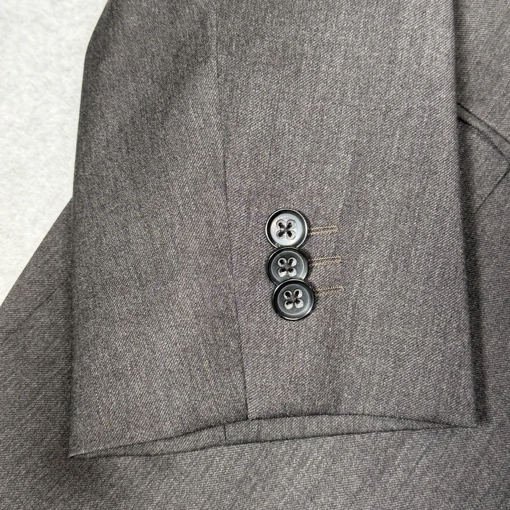 Banana Republic Lanificio F. LLI Cerruti Blazer Men's 44 R Modern Fit Wool Gray